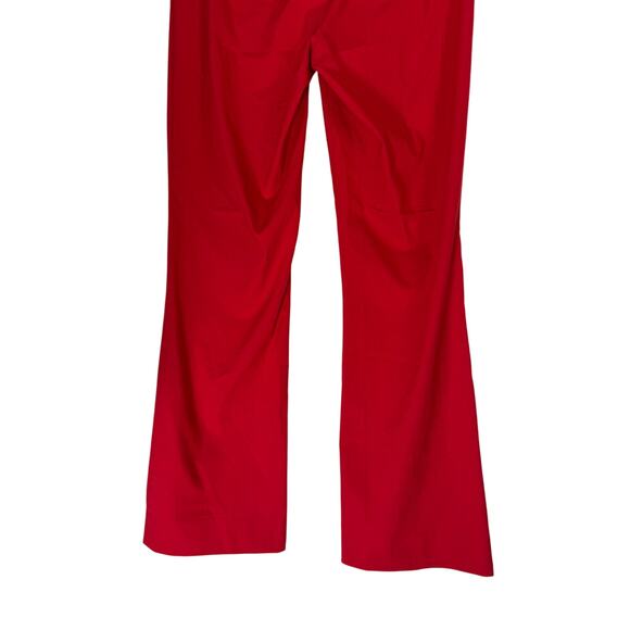 The Limited Exact Stretch Red Crepe Straight Leg Career Dress Pants Size 10R - Picture 2 of 8